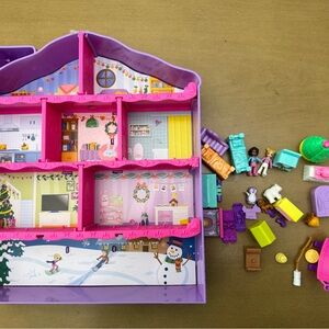Polly Pocket Gingerbread Advent Calendar Playset